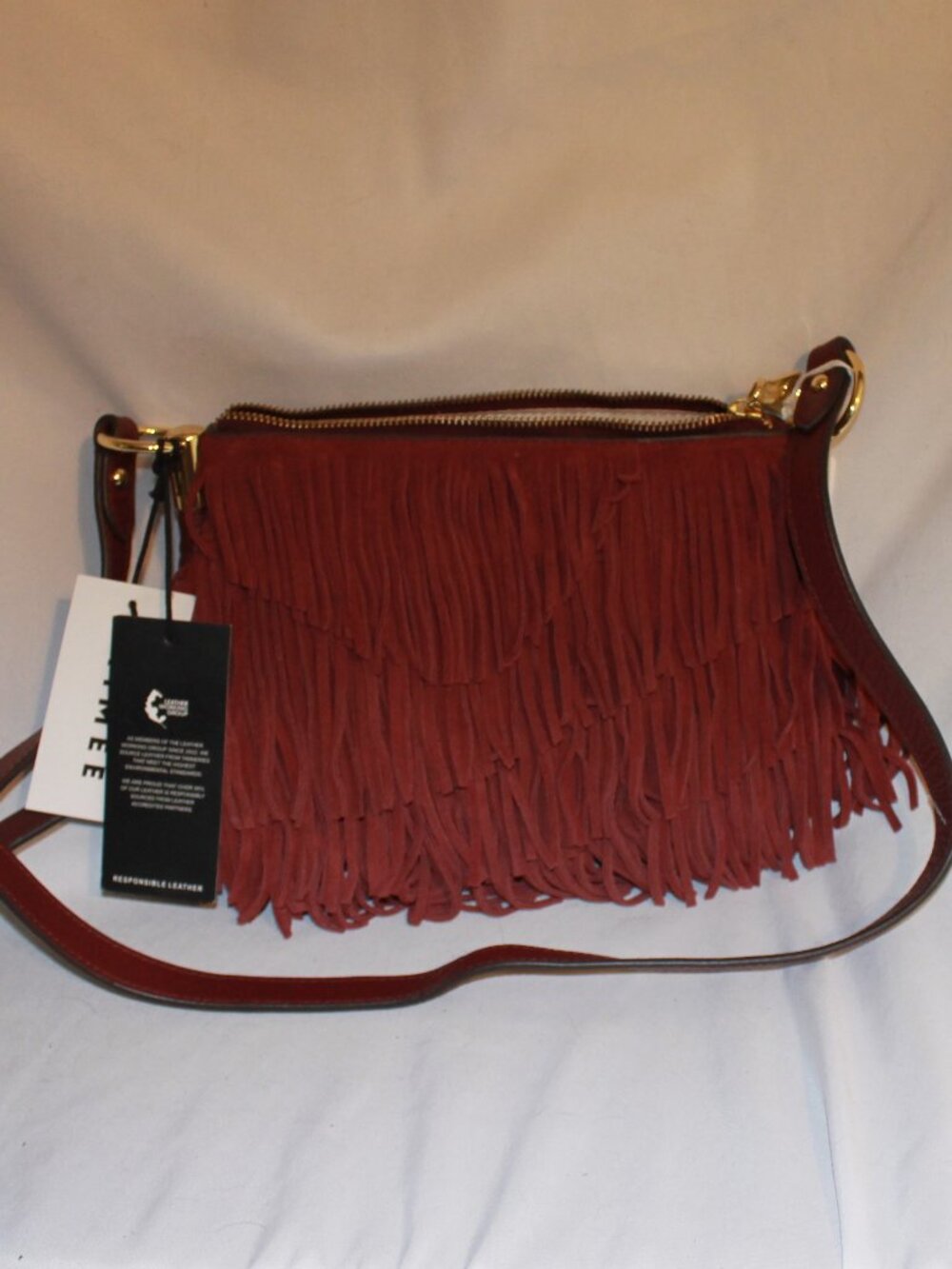 Aimee Kestenberg fringed leather crossbody bag